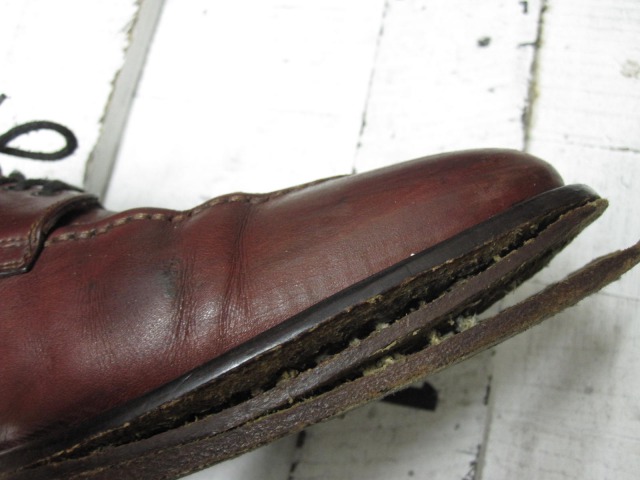 紳士靴ハーフソール修理3